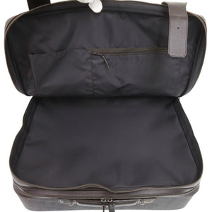 美品 ダンヒル ディーエイト 24 アワーズ ケース d-eight 24 HOURS CASE FO8000A PVC ブラウン トランク 茶 0357【中古】Dunhill メンズ