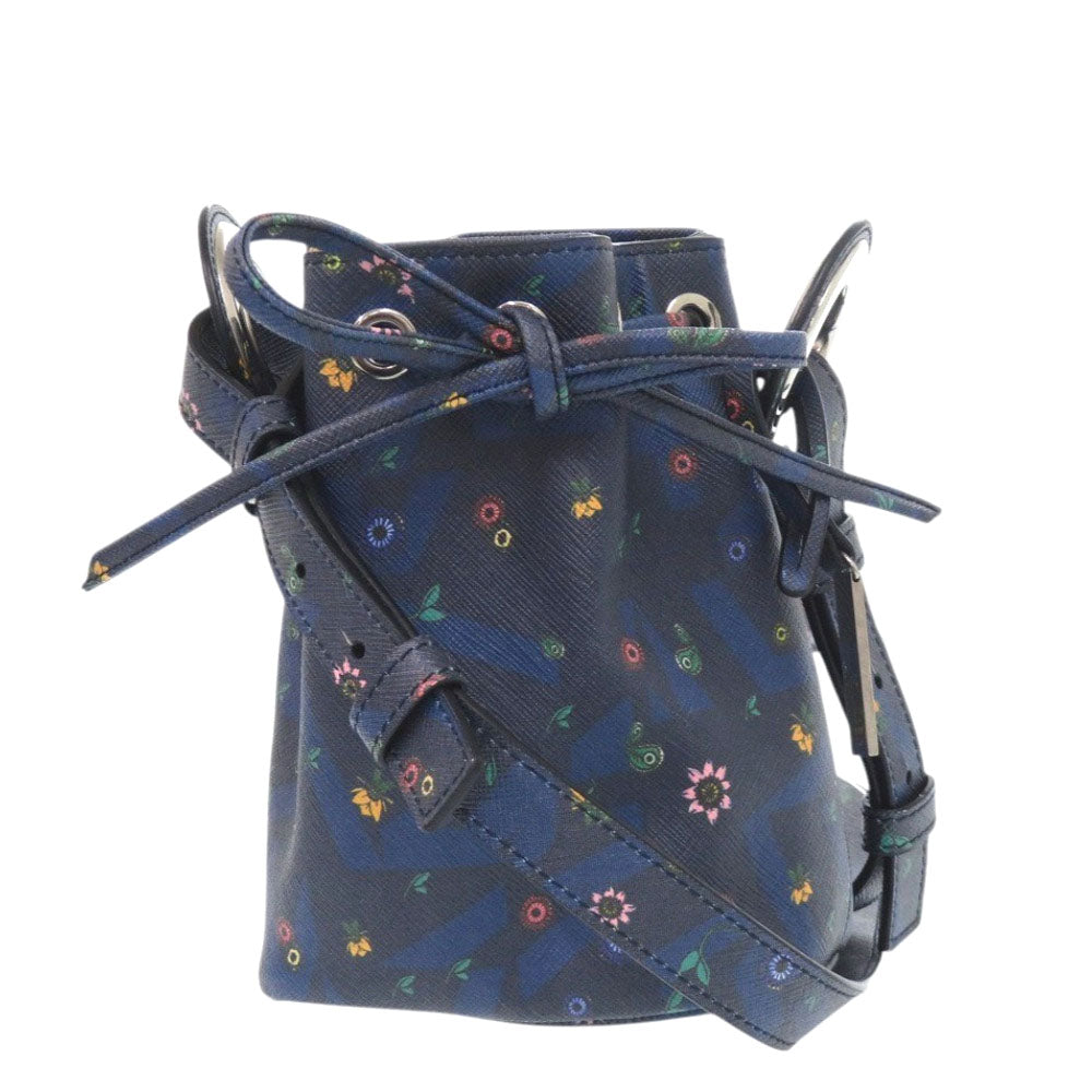 美品 ジルサンダー ジルサンダーネイビー PVC ネイビー ショルダーバッグ 紺 0359【中古】JIL SANDER