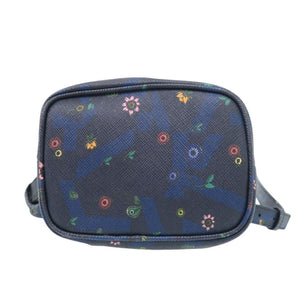 美品 ジルサンダー ジルサンダーネイビー PVC ネイビー ショルダーバッグ 紺 0359【中古】JIL SANDER