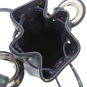 美品 ジルサンダー ジルサンダーネイビー PVC ネイビー ショルダーバッグ 紺 0359【中古】JIL SANDER
