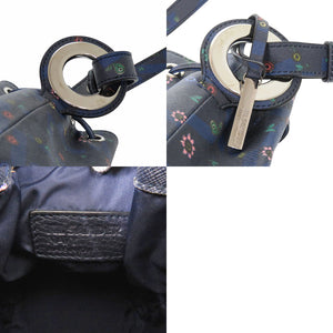 美品 ジルサンダー ジルサンダーネイビー PVC ネイビー ショルダーバッグ 紺 0359【中古】JIL SANDER