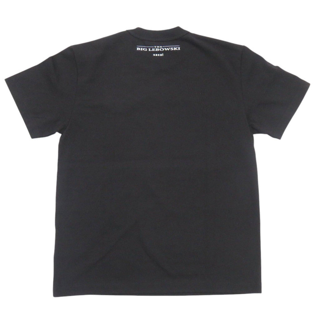 未使用 サカイ × ビッグ リボウスキ 20-0055S コットン ブラック 半袖Ｔシャツ 黒 0363【中古】Sacai × THE BIG LEBOWSKI