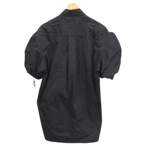新品同様 サカイ Cotton Poplin × Nylon Twill Dress 24-07097 サイズ2 ブラック ドッキングシャツ 黒 0364【中古】Sacai