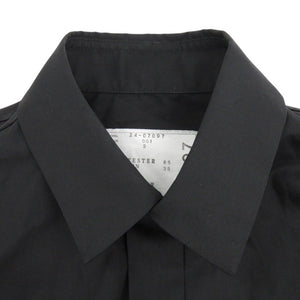 新品同様 サカイ Cotton Poplin × Nylon Twill Dress 24-07097 サイズ2 ブラック ドッキングシャツ 黒 0364【中古】Sacai