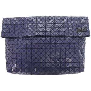 美品 イッセイミヤケ BAOBAO バオバオ BB51-AG851 PVC コットンパープル クラッチバッグ 紫 0365【中古】ISSEY MIYAKE
