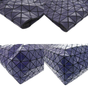 美品 イッセイミヤケ BAOBAO バオバオ BB51-AG851 PVC コットンパープル クラッチバッグ 紫 0365【中古】ISSEY MIYAKE