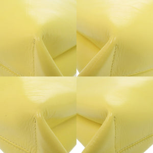 美品 ジルサンダー レザー イエロー ショルダーバッグ 黄 0373【中古】JIL SANDER