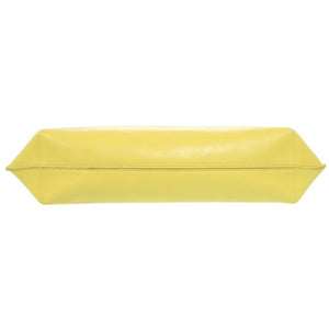 美品 ジルサンダー レザー イエロー ショルダーバッグ 黄 0373【中古】JIL SANDER