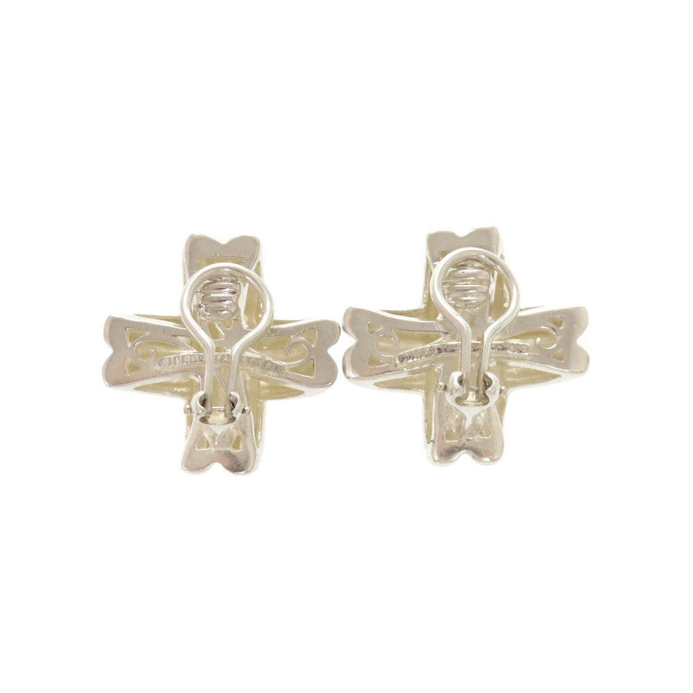 ティファニー シグネチャー シルバー925 イヤリング シルバー 0376【中古】TIFFANY&Co.