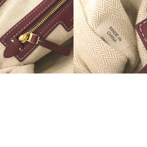 新品同様 トリーバーチ ペリー ジャガード フラップ キャンバス レザー マルチカラー リュック デイパック 0378【中古】Tory Burch