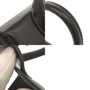 美品 ジャックムス CHIQUITO チキート レザー ブラック 2WAY ミニ ハンドバッグ ショルダーバッグ 黒 0380【中古】JACQUEMUS