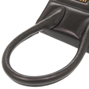 美品 ジャックムス CHIQUITO チキート レザー ブラック 2WAY ミニ ハンドバッグ ショルダーバッグ 黒 0380【中古】JACQUEMUS
