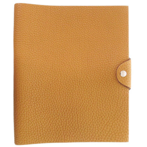 美品 エルメス ユリスMM トゴ ブラウン シルバー金具 手帳カバー 茶 0381【中古】HERMES