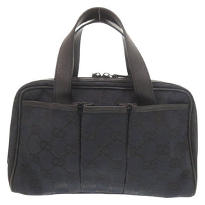 グッチ GGキャンバス 039 1161 ブラック ミニ ハンドバッグ 黒 0393【中古】GUCCI