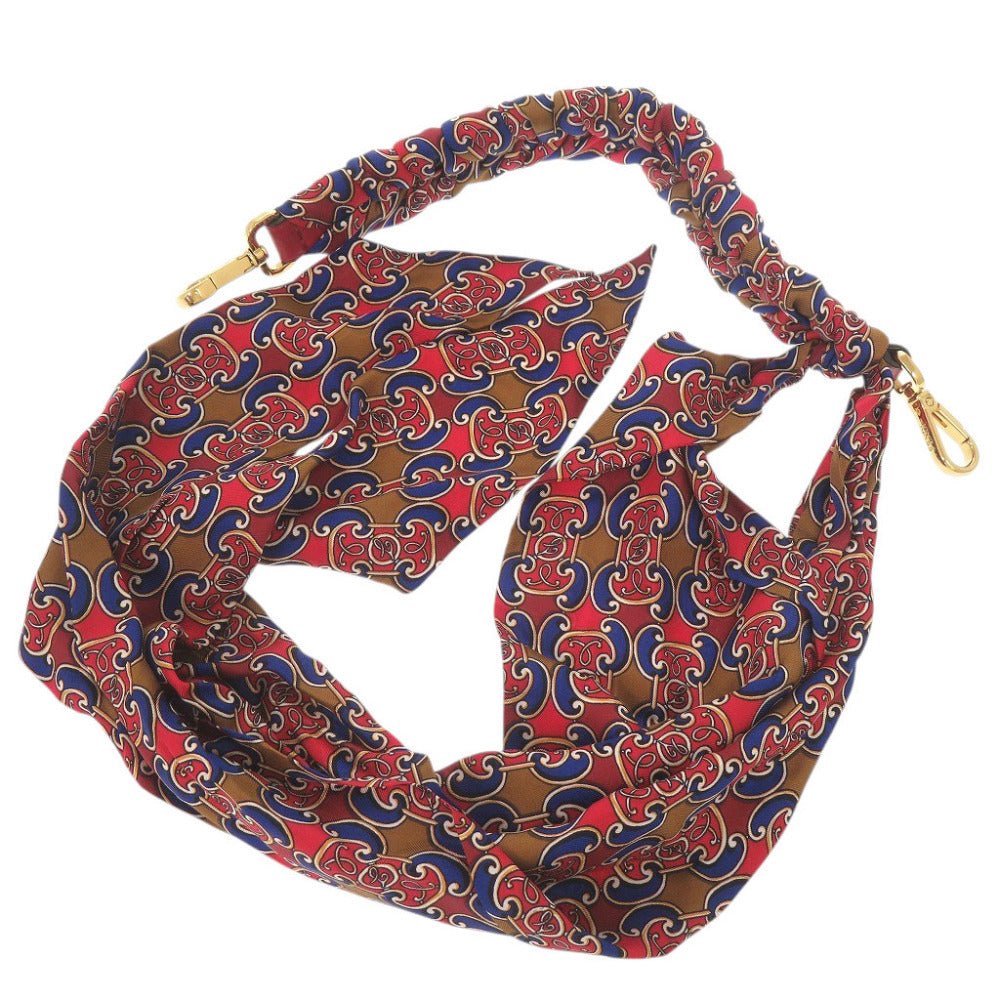 美品 フェンディ シルク マルチカラー ハンドルストラップ 替えハンドルストラップ 0421【中古】FENDI