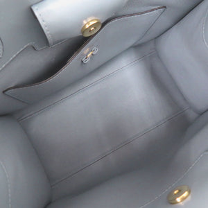 美品 サルヴァトーレフェラガモ ヴァラリボン レザー ブルー 2WAY ハンドバッグ ショルダーバッグ 0424【中古】Salvatore Ferragamo