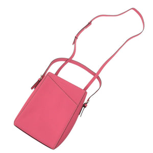 新品同様 ボナベンチュラ ミカ バッグ レザー ピンク 2way ショルダーバッグ 0428【中古】BONAVENTURA