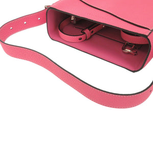 新品同様 ボナベンチュラ ミカ バッグ レザー ピンク 2way ショルダーバッグ 0428【中古】BONAVENTURA