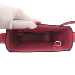 新品同様 ボナベンチュラ ミカ バッグ レザー ピンク 2way ショルダーバッグ 0428【中古】BONAVENTURA
