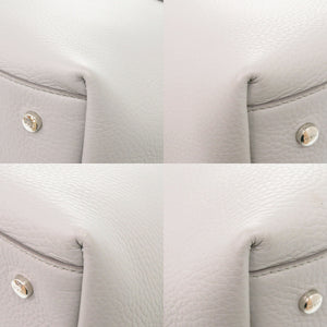 美品 トッズ JOY レザー グレー トートバッグ 0439【中古】TOD’S