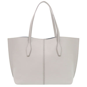 美品 トッズ JOY レザー グレー トートバッグ 0439【中古】TOD’S