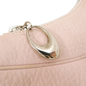 ブルガリ アスコット レザー ピンク ショルダーバッグ 0440【中古】BVLGARI
