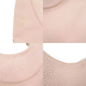 ブルガリ アスコット レザー ピンク ショルダーバッグ 0440【中古】BVLGARI