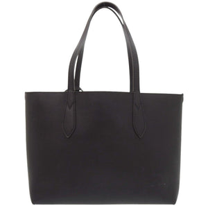 美品 バーバリー ノバチェック レザー ブラック トートバッグ 黒 0442【中古】BURBERRY