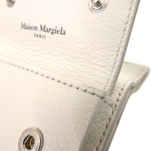 新品同様 メゾン マルジェラ 4ステッチ SA3UI0012T1003 三つ折り財布 レザー ホワイト 0480【中古】Maison Margiela