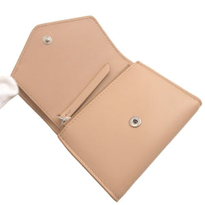 新品同様 マルタンマルジェラ S56UI0136 レザー ベージュ 3つ折り財布 財布 0481【中古】Maison Margiela