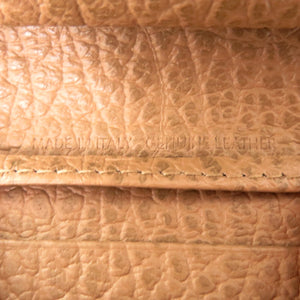 美品 メゾン マルジェラ 4ステッチ 二つ折り財布 レザー ベージュ 0494【中古】Maison Margiela