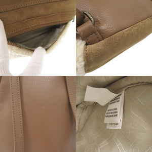 美品 アグ Dannie II ダニー ミニ ロゴ リュック スウェード シープスキン レザー ブラウン 0514【中古】UGG