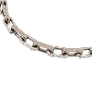 ルイ ヴィトン コリエ チェーン モノグラム M00307 メタル シルバー ネックレス LV 0569【中古】LOUIS VUITTON メンズ