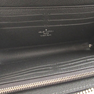 美品 ルイヴィトン M69409 タイガ ジッピー ドラゴンヌ ICチップ ブラック 黒 L字ファスナー長財布 財布 0576【中古】LOUIS VUITTON