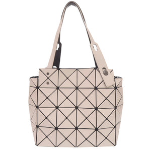 美品 イッセイミヤケ BAOBAO バオバオ CARAT カラット BB33AG611 PVC ポリエステル ホワイトベージュ トートバッグ 0600【中古】ISSEY MIYAKE