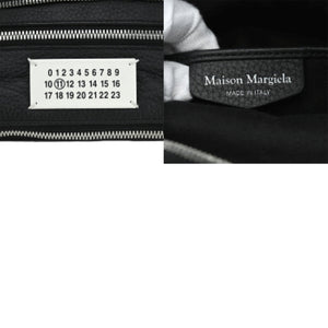 美品 メゾン マルジェラ ソフト 5AC SB1WG0003 レザー ブラック ショルダーバッグ 黒 0601【中古】Maison Margiela
