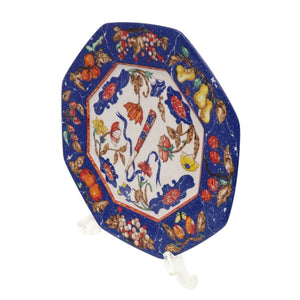 新品同様 エルメス ピエール ドリアン エドクシタン 八角皿 ポーセリン ブルー 食器 皿 青 0687【中古】HERMES