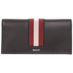 未使用品 バリー BALIRO.DSH レザー ブラック レッド 長財布 黒 0719【中古】BALLY メンズ