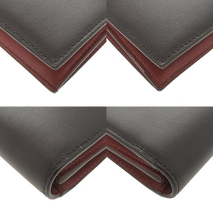 未使用品 バリー BALIRO.DSH レザー ブラック レッド 長財布 黒 0719【中古】BALLY メンズ