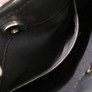 コーチ エルゴ ミニ ブラック ハンドバッグ 黒 0730【中古】COACH