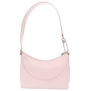 ブルガリ ロゴ レザー ピンク ショルダーバッグ 0755【中古】BVLGARI