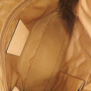 美品 コーチ レザー ブラウン ショルダーバッグ 茶 0770-1【中古】COACH