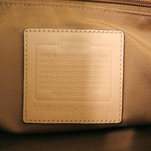 美品 コーチ レザー ブラウン ショルダーバッグ 茶 0770-1【中古】COACH