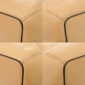 美品 コーチ レザー ブラウン ショルダーバッグ 茶 0770-1【中古】COACH