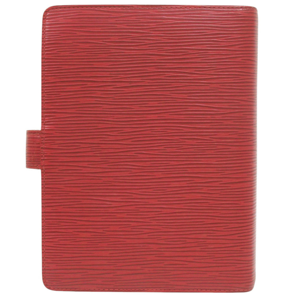 美品 ルイ ヴィトン アジェンダMM エピ R20047 カスティリアンレッド 手帳カバー 赤 LV 0838【中古】LOUIS VUITTON