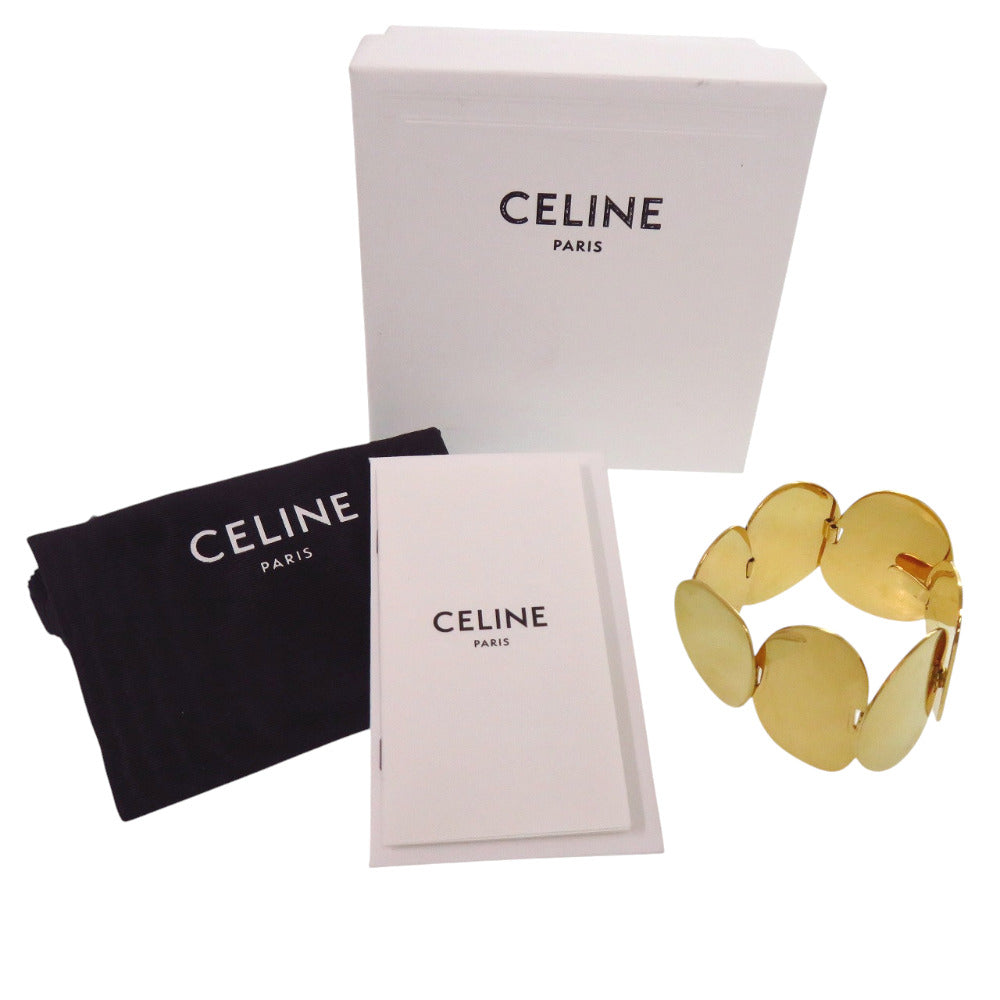 美品 セリーヌ FCA2294 バングル メタル ゴールド 0840【中古】CELINE