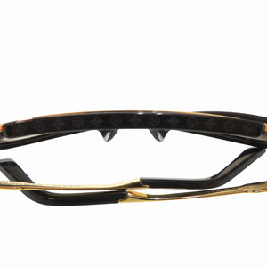 美品 ルイ ヴィトン マスコット Z0936E メタル アセテート ブラック ゴールド サングラス 黒 LV 0841【中古】LOUIS VUITTON
