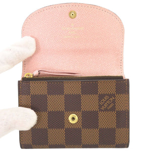 ルイ ヴィトン ポルトモネ ロザリ ダミエ N64423 ローズバレリーヌ コインケース 財布 LV 0844【中古】LOUIS VUITTON
