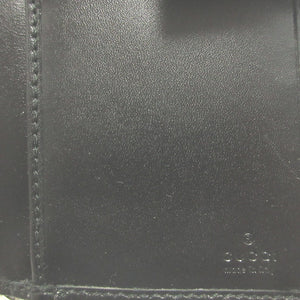 新品同様 グッチ GGインプリメ 212104 ブラック 黒 2つ折り長財布 財布 0852【中古】GUCCI