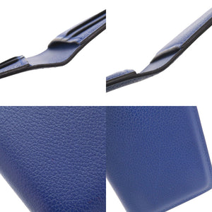 エルメス MC2 ユークリッド エバーカラー ブルーロワイヤル U刻印 カードケース 青 0858【中古】HERMES